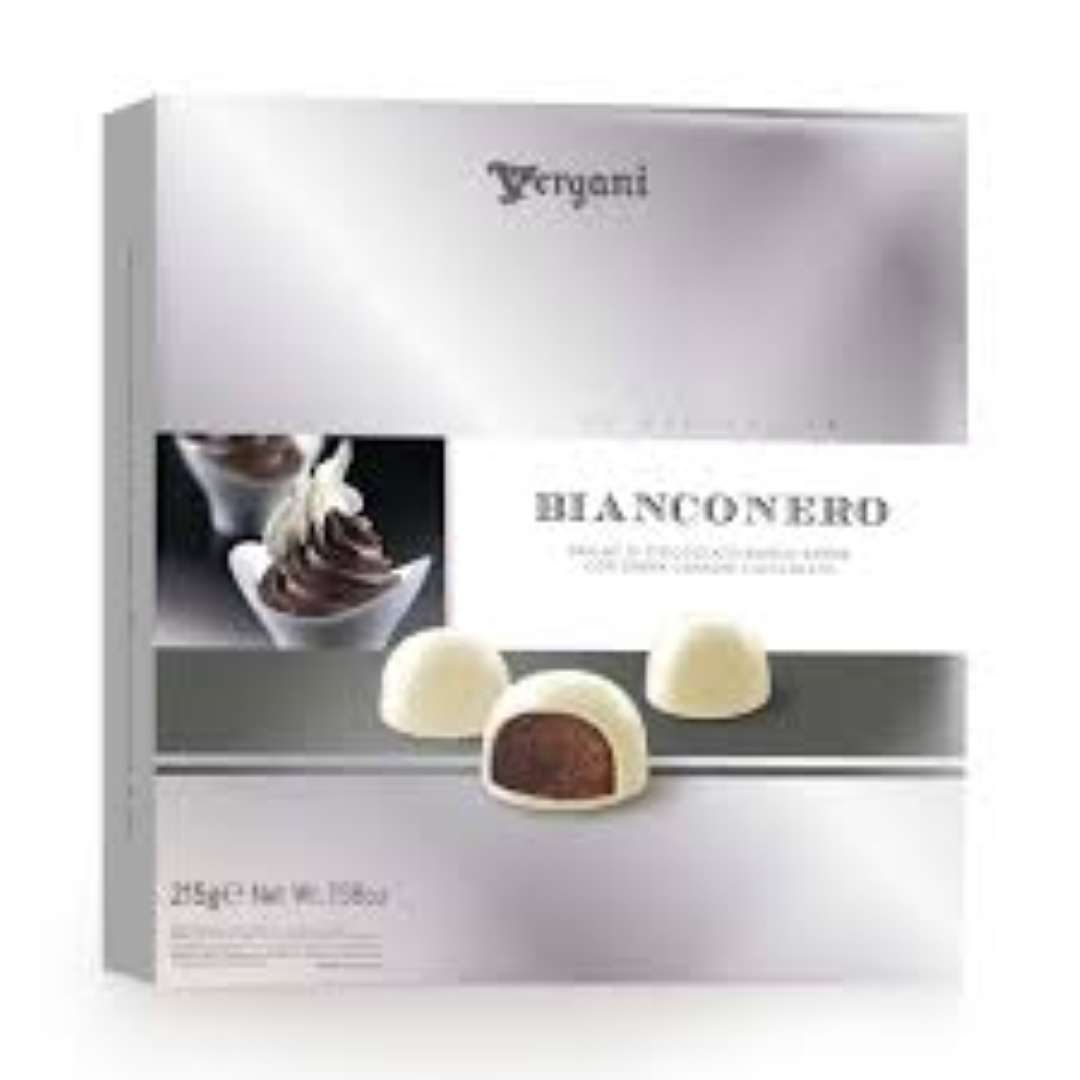 VERGANI BIANCO NERO W/CHOC CHOC GANACHE 200G